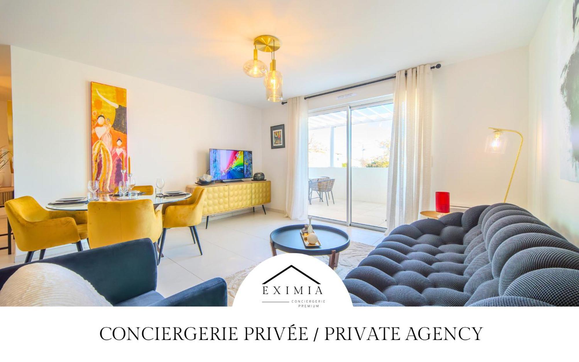 Le Square D'Evan - Appartement De Standing - Grande Terrasse Exterieure - Climatisation 圣埃尔斯 外观 照片